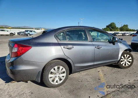 2012 Honda Civic Lx из США, поврежденный, VIN 19XFB2F59CE387467